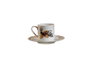 Hermia Juego de tazas de café Multicolor (4 piezas) en porcelana